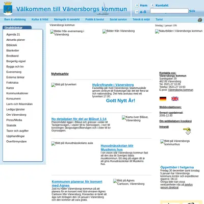 Vänersborgaren startsida 2006