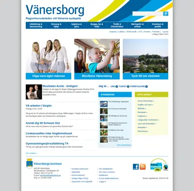 Vänersborgaren startsida 2013