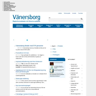 Vänersborgaren startsida 2017
