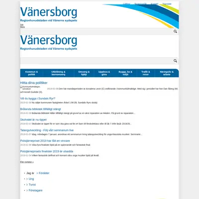 Vänersborgaren startsida 2019