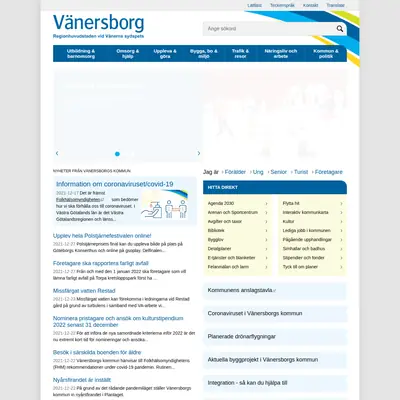 Vänersborgaren startsida 2022