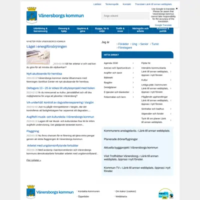 Vänersborgaren startsida 2023