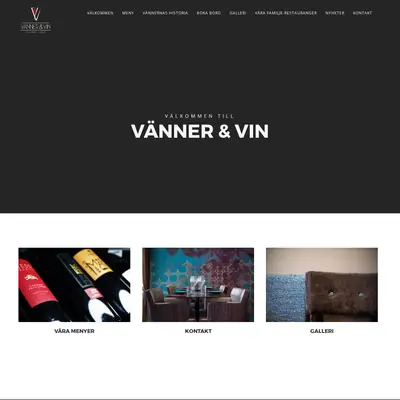Mat & Vänner Vin startsida 2017