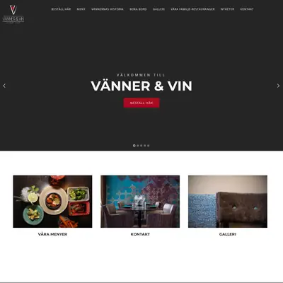 Mat & Vänner Vin startsida 2024