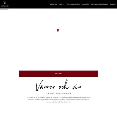 Mat & Vänner Vin startsida 2026