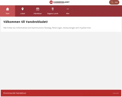 Vansbrobladet/Järnanytt startsida 2025