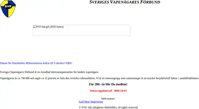 Vapenägaren startsida 2005