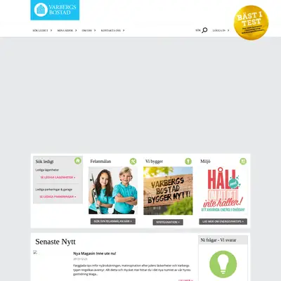 Varbergs Bo startsida 2014