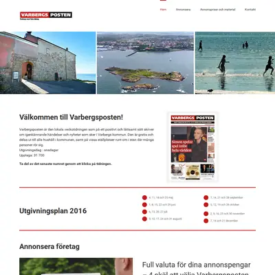 varbergsposten.se startsida 2017