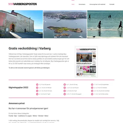 varbergsposten.se startsida 2023