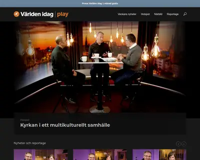 Världen idag play startsida 2021