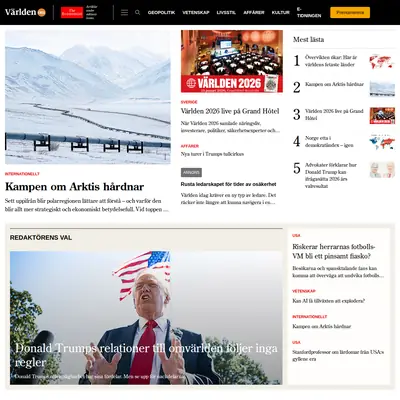 VÄRLDEN OM startsida 2026