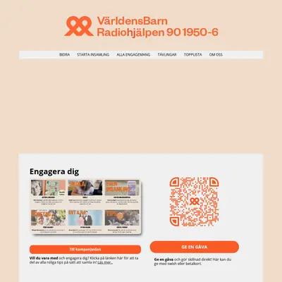 bossan.varldensbarn.se startsida 2022