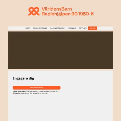 bossan.varldensbarn.se startsida 2023
