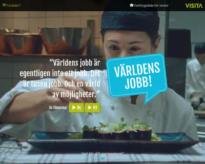 varldensjobb.se startsida 2016