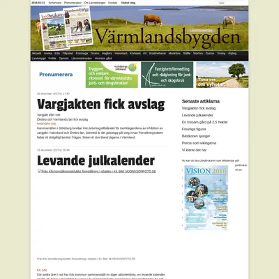Värmlandsbygden startsida 2016