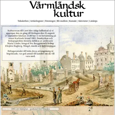 Värmländsk Kultur startsida 2015