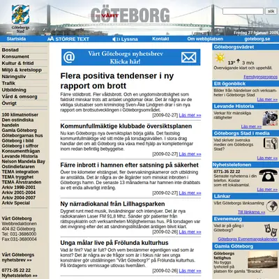 www.vartgoteborg.se startsida 2009