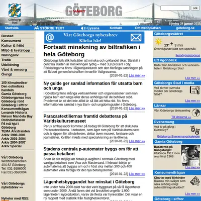 www.vartgoteborg.se startsida 2010