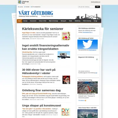 www.vartgoteborg.se startsida 2015