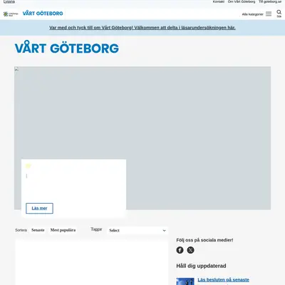 www.vartgoteborg.se startsida 2025