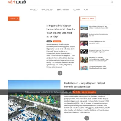 Vårt Luleå startsida 2023