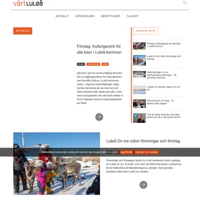 Vårt Luleå startsida 2024