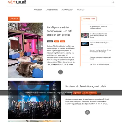 Vårt Luleå startsida 2025