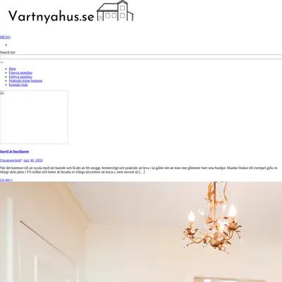 Casa Vårt Nya Hus startsida 2018