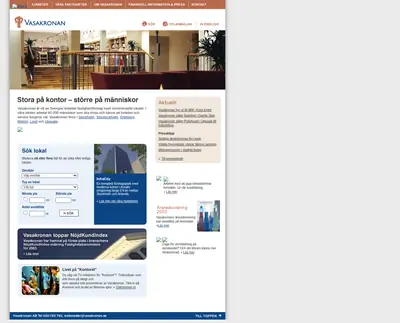 vasakronan.se startsida 2004
