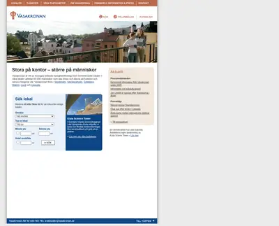 vasakronan.se startsida 2005