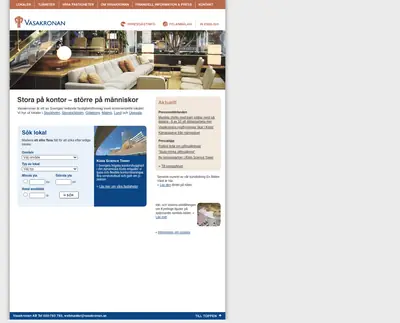 vasakronan.se startsida 2006