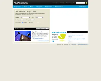 vasakronan.se startsida 2011