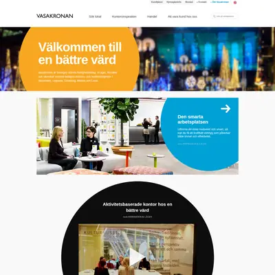 vasakronan.se startsida 2014