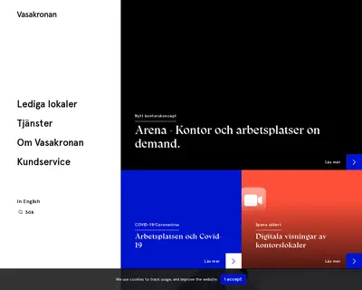 vasakronan.se startsida 2021