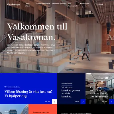 vasakronan.se startsida 2023