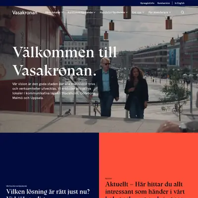 vasakronan.se startsida 2026