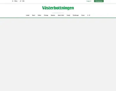 vasterbottningen.se startsida 2025