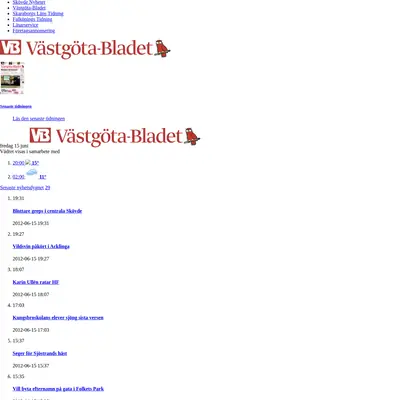 vastgotabladet.se webb-tv startsida 2012