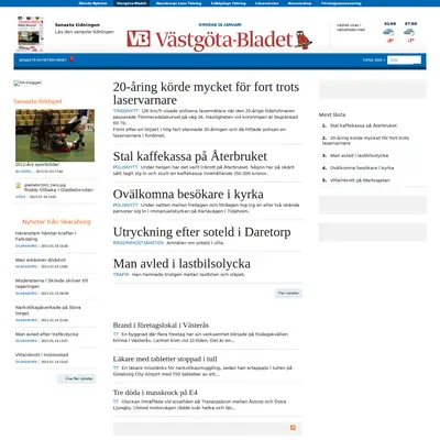 vastgotabladet.se webb-tv startsida 2013