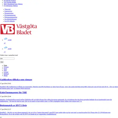 vastgotabladet.se webb-tv startsida 2014