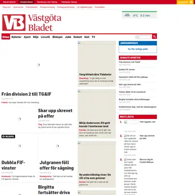 vastgotabladet.se webb-tv startsida 2015