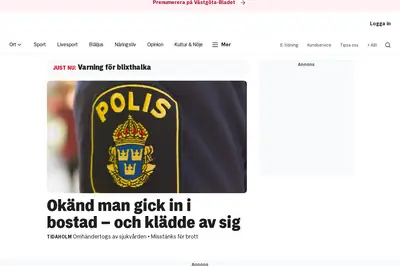 vastgotabladet.se webb-tv startsida 2026