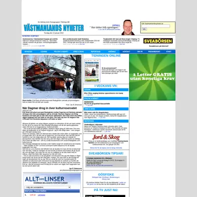 www.vastmanlandsnyheter.se startsida 2012