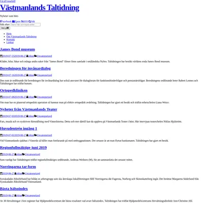 www.vastmanlandstaltidning.se startsida 2019
