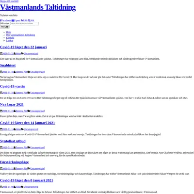 www.vastmanlandstaltidning.se startsida 2021