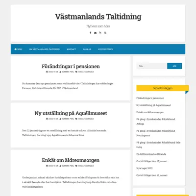www.vastmanlandstaltidning.se startsida 2022