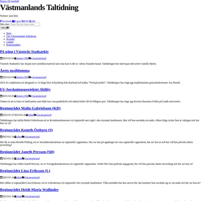 www.vastmanlandstaltidning.se startsida 2023