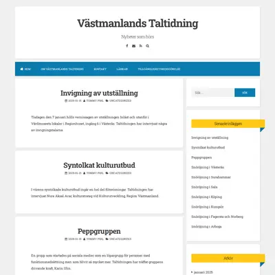 www.vastmanlandstaltidning.se startsida 2025