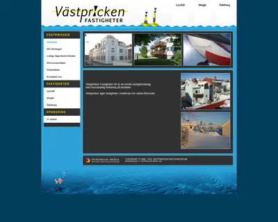 Västpricken startsida 2011